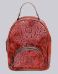 American Darling Backpack Crocodile Embossed Genuine Leather Women Bag Western Handbag Purse