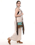 American Darling Cross Body I Crocodile Embossed Genuine Leather Women Bag Western Handbag Purse