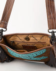 American Darling Cross Body I Crocodile Embossed Genuine Leather Women Bag Western Handbag Purse