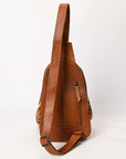 American Darling Adbg1568A Sling Hand Tooled Genuine Leather Women Bag Western Handbag Purse
