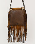 American Darling Crossbody Hair On Genuine Leather Women Bag Western Handbag Purse | for Cute