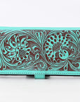 American Darling Clutch Beautifully Hand Tooled Genuine Leather women bag western handbag purse