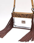 American Darling Crossbody Beautifully Hand Tooled Genuine Leather women bag western handbag purse