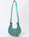 American Darling Crossbody Beautifully Hand Tooled Genuine Leather women bag western handbag purse