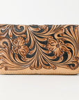 American Darling Wristlet Beautifully Hand Tooled Genuine Leather women bag western handbag purse