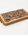 American Darling Wristlet Beautifully Hand Tooled Genuine Leather women bag western handbag purse