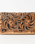 American Darling Wristlet Beautifully Hand Tooled Genuine Leather women bag western handbag purse