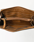 American Darling Wristlet Beautifully Hand Tooled Genuine Leather women bag western handbag purse