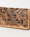 American Darling Wristlet Beautifully Hand Tooled Genuine Leather women bag western handbag purse