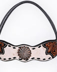 BAR H EQUINE Western Handtooled Leather Horse Headstall & Breast Collar Set