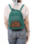 American Darling Backpack Hand Tooled Genuine Leather Women Bag Western Handbag Purse