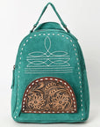 American Darling Backpack Hand Tooled Genuine Leather Women Bag Western Handbag Purse