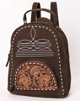 American Darling Backpack Hand Tooled Genuine Leather Women Bag Western Handbag Purse