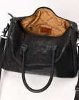 American Darling Adbg1562C Duffel Crocodile Embossed Genuine Leather Women Bag Western Handbag Purse