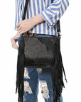 American Darling Cross Body I Crocodile Embossed Genuine Leather Women Bag Western Handbag Purse