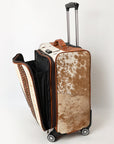 American Darling Travel Case Beautifully Hand Tooled Hair-On Genuine Leather women bag western handbag purse