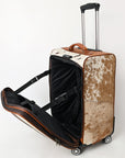 American Darling Travel Case Beautifully Hand Tooled Hair-On Genuine Leather women bag western handbag purse