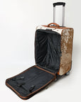 American Darling Travel Case Beautifully Hand Tooled Hair-On Genuine Leather women bag western handbag purse