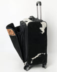 American Darling Travel Case Beautifully Hand Tooled Hair-On Genuine Leather women bag western handbag purse