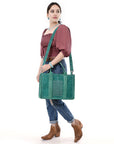 American Darling Tote Genuine Leather Women Bag Western Handbag Purse