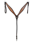 COMFYTACK Western Horse Headstall Breast Collar Set American Leather Tan
