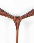 COMFYTACK Western Horse Headstall Breast Collar Set American Leather Tan