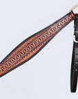 COMFYTACK Western Horse Headstall Breast Collar Set American Leather Tan