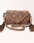 ADBG1581 Crossbody Hand Tooled Genuine Western Leather Women Bag
