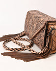 ADBG1581 Crossbody Hand Tooled Genuine Western Leather Women Bag