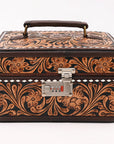 American Darling Hand Curved Genuine Leather Jewelry Case Bag