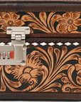 American Darling Hand Curved Genuine Leather Jewelry Case Bag