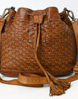 SWL105 Bucket Genuine Leather women bag western Bag