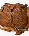 SWL105 Bucket Genuine Leather women bag western Bag