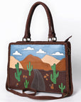 American Darling Tote Genuine Leather Women Bag Western Handbag Purse