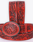 Beautifully hand tooled Genuine American Leather Belt Men and Women