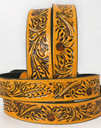AMERICAN DARLING Beautifully Hand Tooled American Leather Unisex Belt