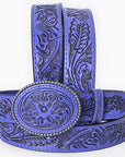 AMERICAN DARLING Beautifully Hand Tooled American Leather Unisex Belt