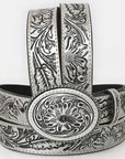 AMERICAN DARLING Beautifully Hand Tooled American Leather Unisex Belt