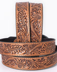 AMERICAN DARLING Beautifully Hand Tooled American Leather Unisex Belt