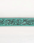 AMERICAN DARLING Beautifully Hand Tooled American Leather Unisex Belt