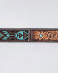 American Darling Beautifully Hand Tooled Genuine American Leather Belt Men and Women