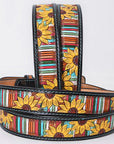 American Darling Beautifully Hand Tooled Genuine American Leather Belt Men and Women