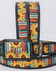 American Darling Beautifully Hand Tooled Genuine American Leather Belt Men and Women