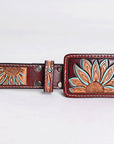 American Darling Beautifully Hand Tooled Genuine American Leather Belt Men and Women