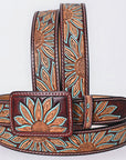 American Darling Beautifully Hand Tooled Genuine American Leather Belt Men and Women