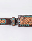 American Darling Beautifully Hand Tooled Genuine American Leather Belt Men and Women