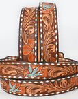 American Darling Beautifully Hand Tooled Genuine American Leather Belt Men and Women