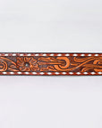 American Darling Beautifully Hand Tooled Genuine American Leather Belt Men and Women