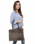 American Darling Tote Genuine Suede Leather Women Bag Western Handbag Purse