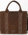 American Darling Tote Genuine Suede Leather women bag western handbag